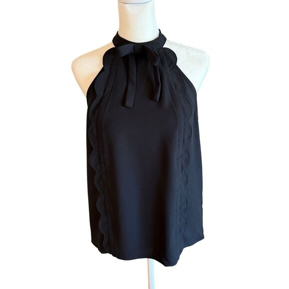 Victoria Beckham black halter tank top blouse size small - Picture 1 of 3